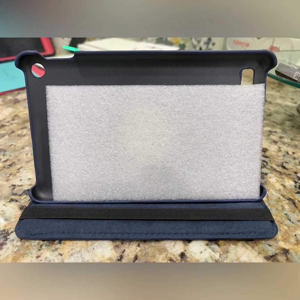 Amazon Kindle Fire HD7 7th Blue Rotating Tablet Case